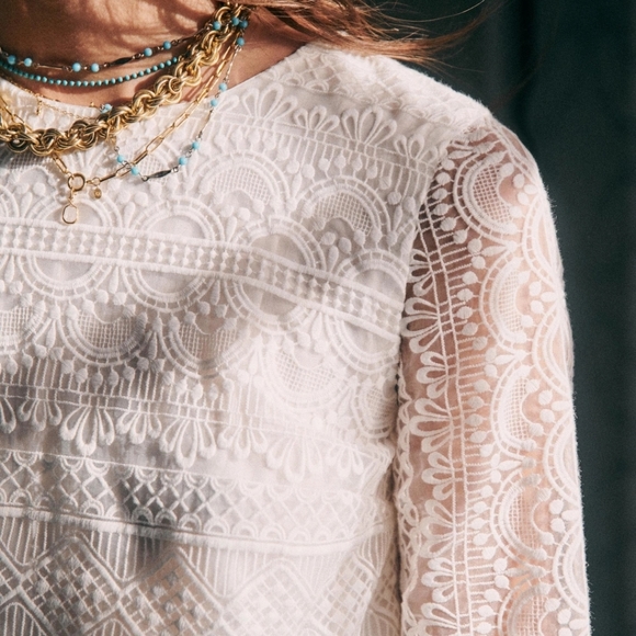 Sezane Leane Lace Dress - Picture 5 of 6